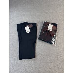 NWT Last Exit Seamless‎ Leggings Lot of 2 Black Plus Size 1X